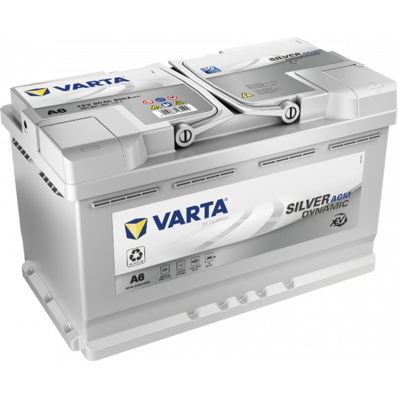 Varta Akumulators VARTA Silver Agm Dynamic A6 80ah 800A