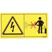 Kuhn Decal No High Pressure Clean  K9A142CE