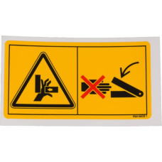 Kuhn Decal, Hand Crush Danger  59900300