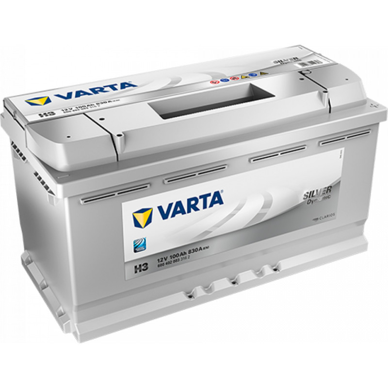 Varta Akumulators VARTA Silver Dynamic H3 100AH 830A